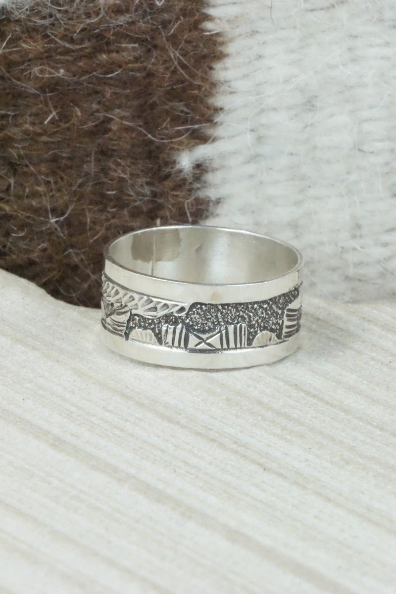 Sterling Silver Ring - Navajo - Size 12.75