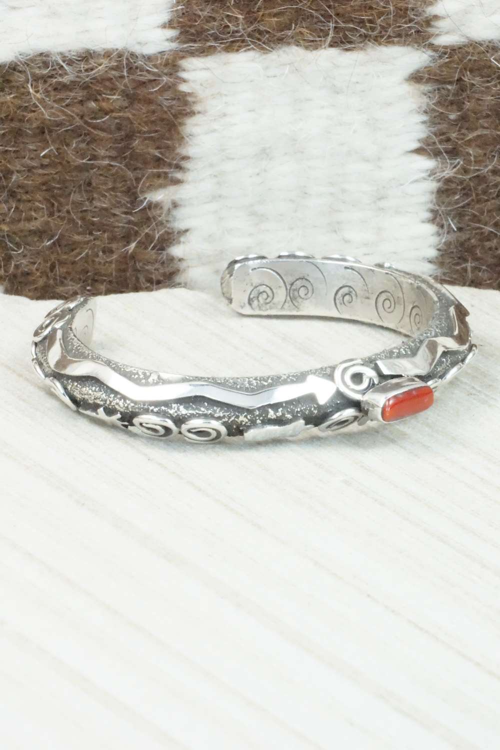 Coral & Sterling Silver Bracelet - Alex Sanchez