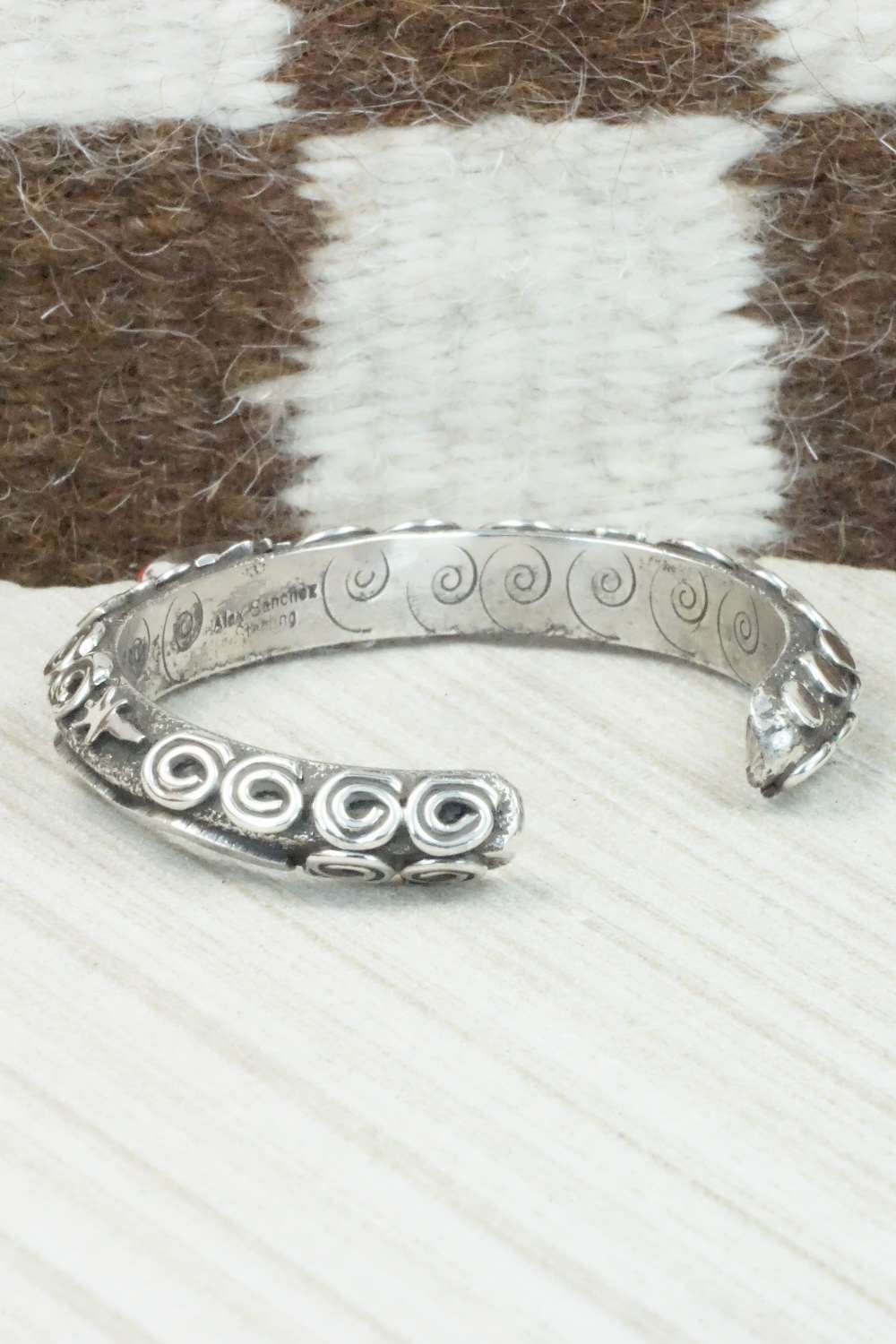 Coral & Sterling Silver Bracelet - Alex Sanchez