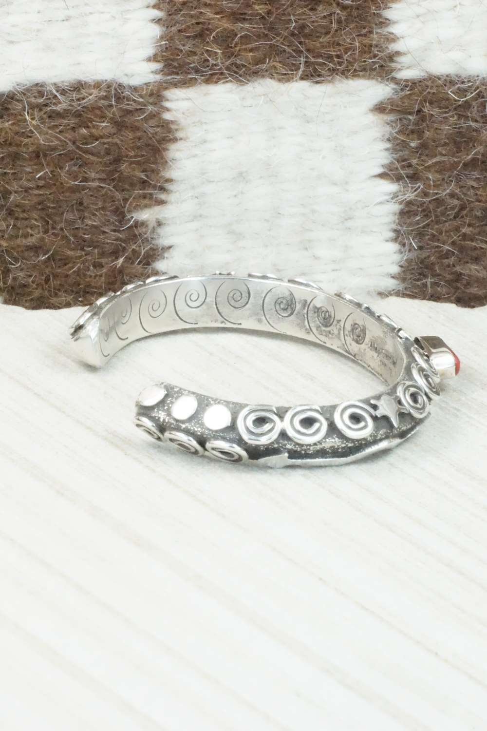 Coral & Sterling Silver Bracelet - Alex Sanchez