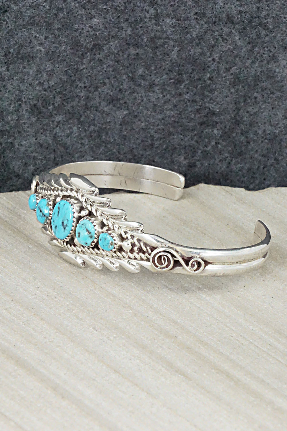Turquoise & Sterling Silver Bracelet - Anthony Brown