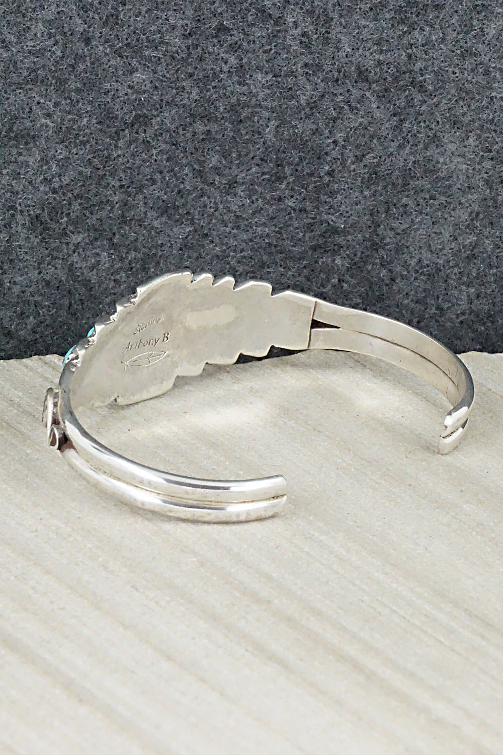 Turquoise & Sterling Silver Bracelet - Anthony Brown