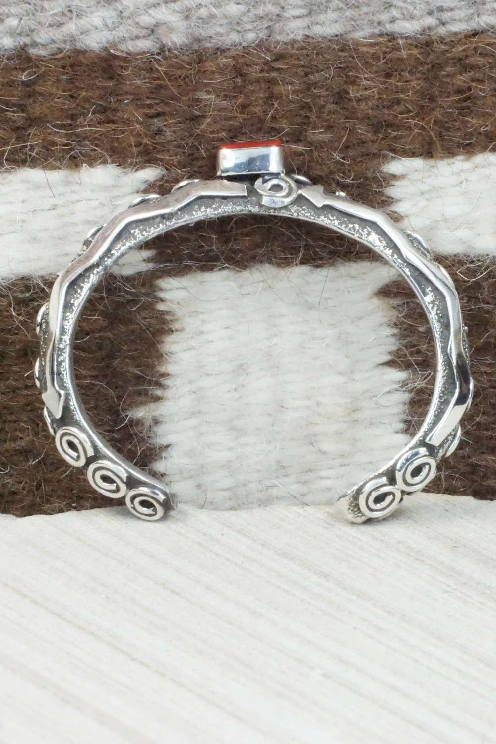 Coral & Sterling Silver Bracelet - Alex Sanchez
