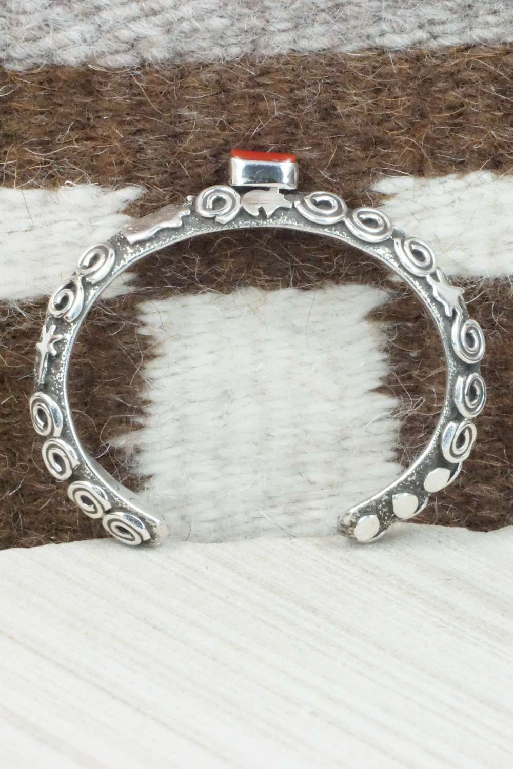 Coral & Sterling Silver Bracelet - Alex Sanchez