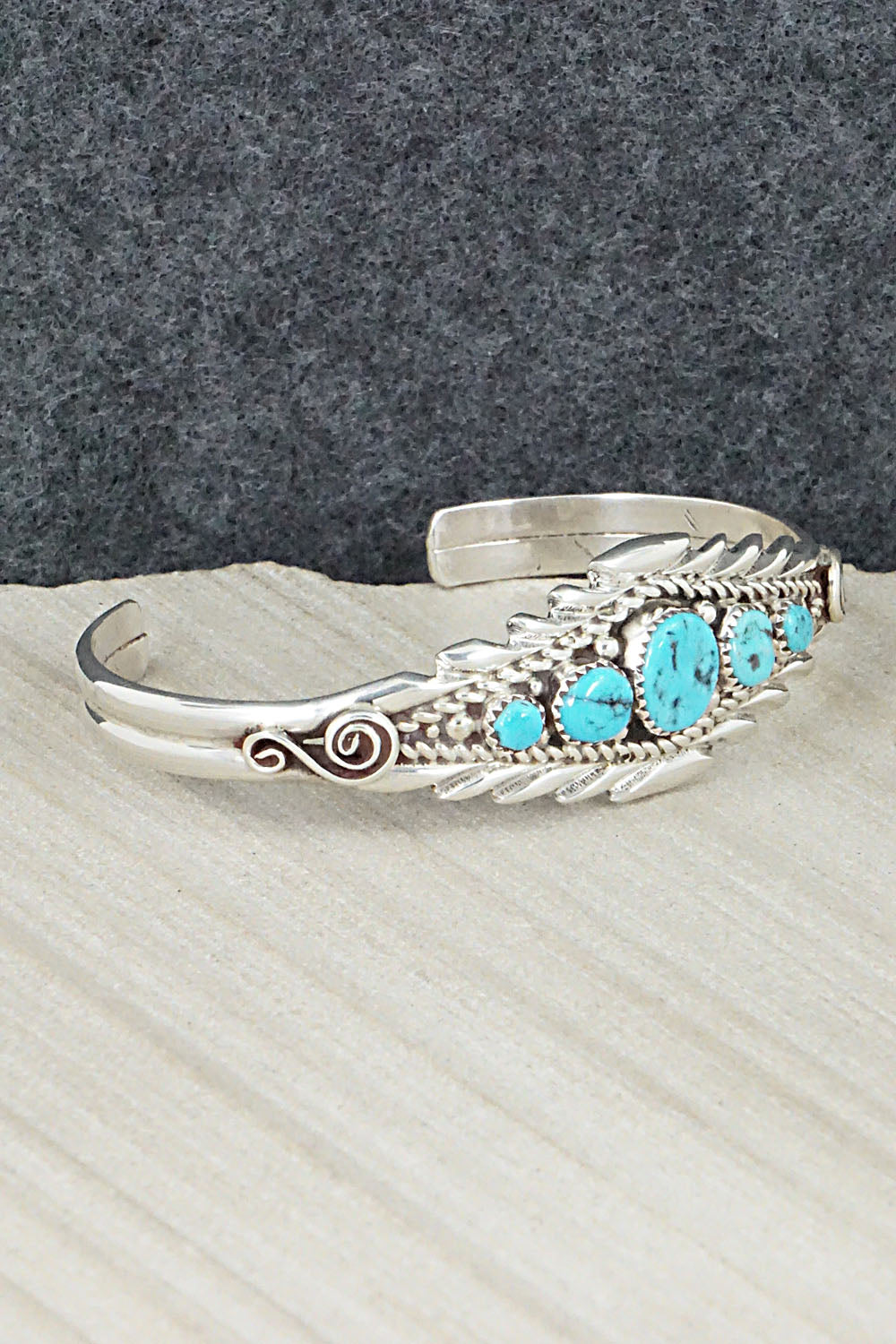 Turquoise & Sterling Silver Bracelet - Anthony Brown