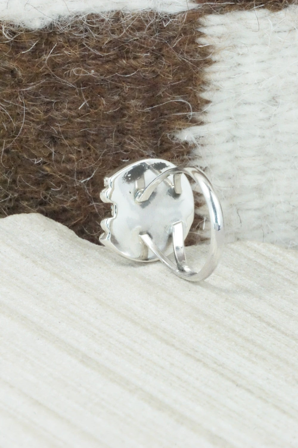 Turquoise & Sterling Silver Ring - Alice Rose Saunders - Size 6