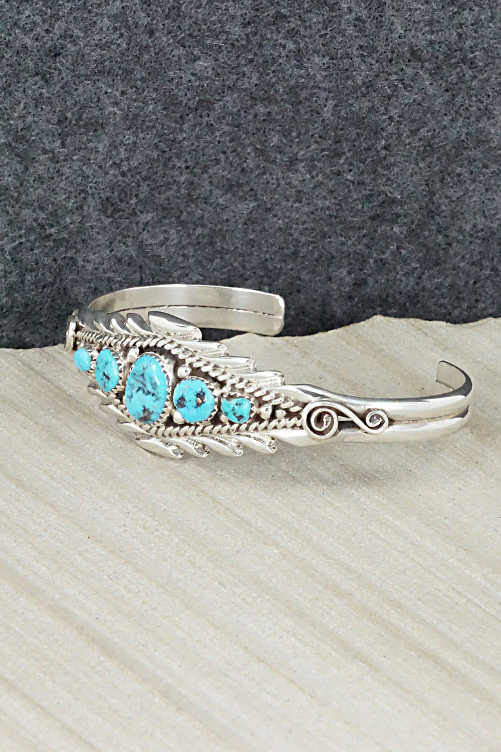 Turquoise & Sterling Silver Bracelet - Anthony Brown