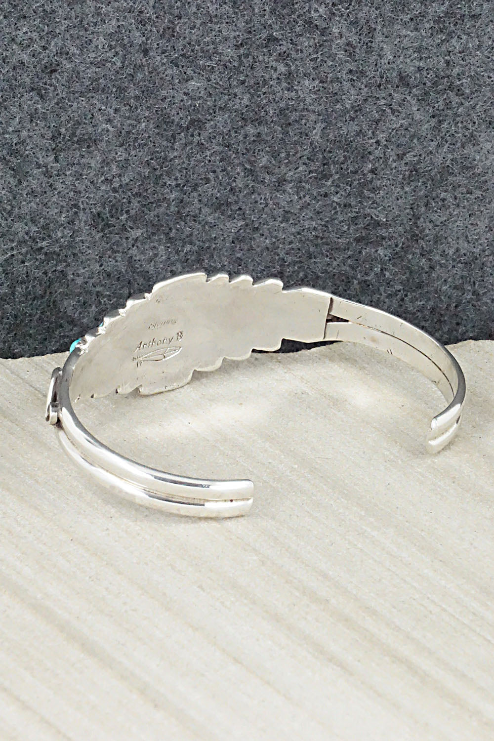 Turquoise & Sterling Silver Bracelet - Anthony Brown