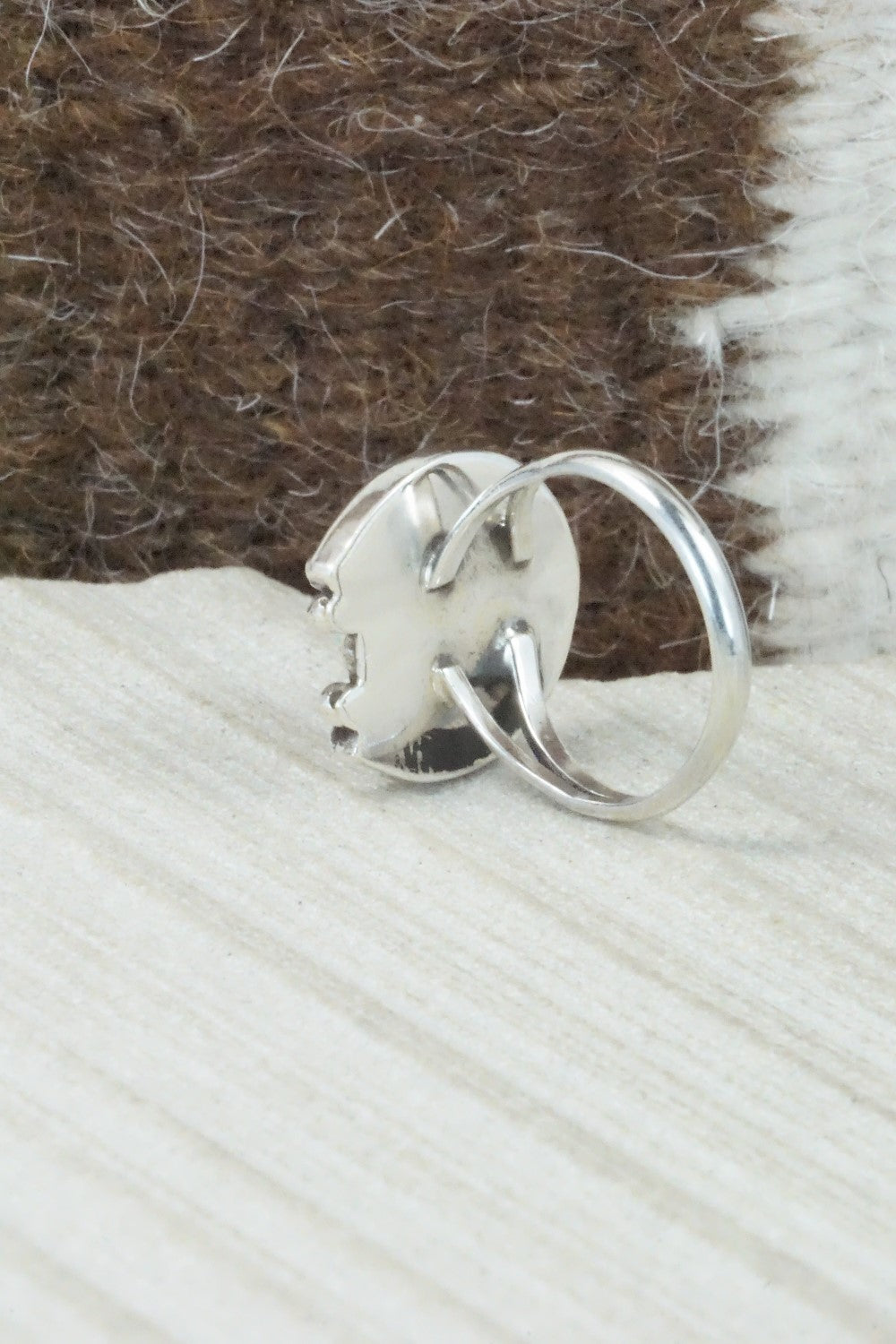 Turquoise & Sterling Silver Ring - Alice Rose Saunders - Size 6