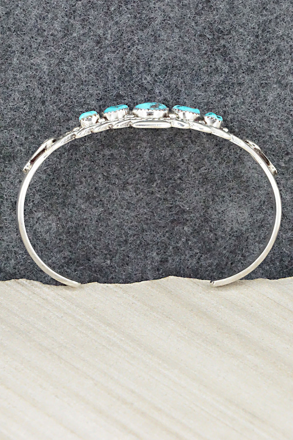 Turquoise & Sterling Silver Bracelet - Anthony Brown