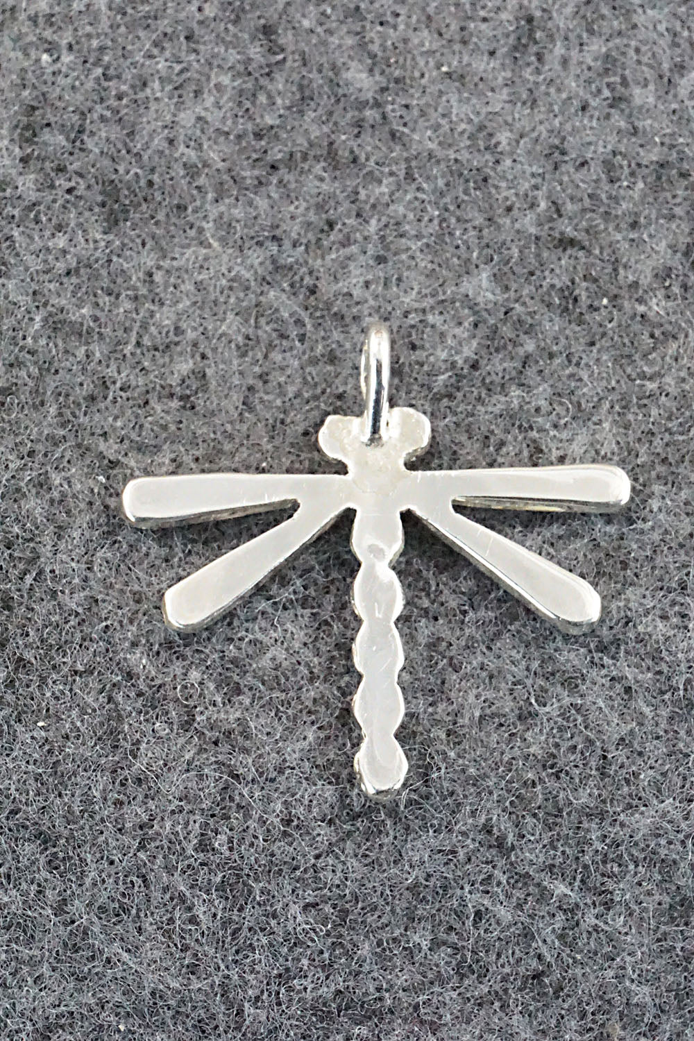 Turquoise and Sterling Silver Pendant - Erlene Edaakie