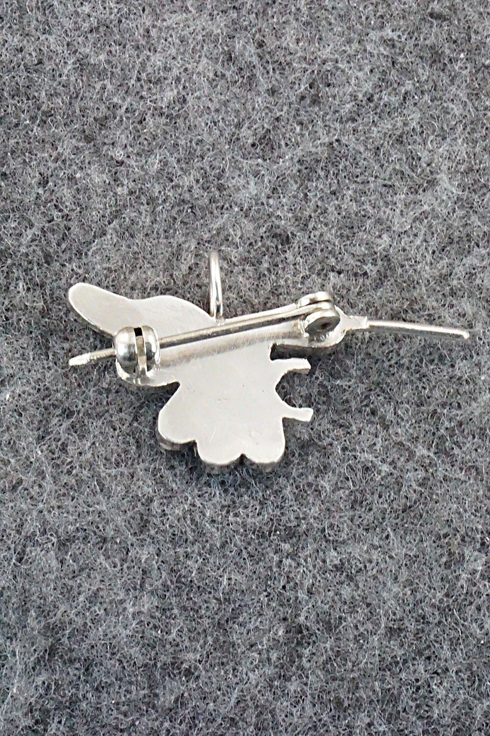 Multi Stone and Sterling Silver Pendant & Pin - India Natewa