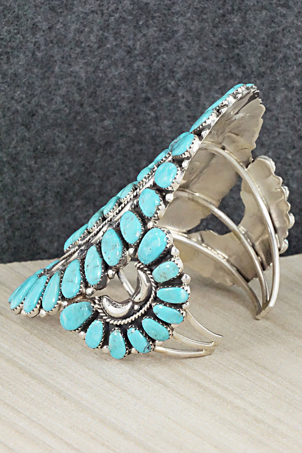 Turquoise & Sterling Silver Bracelet - Jesse Williams