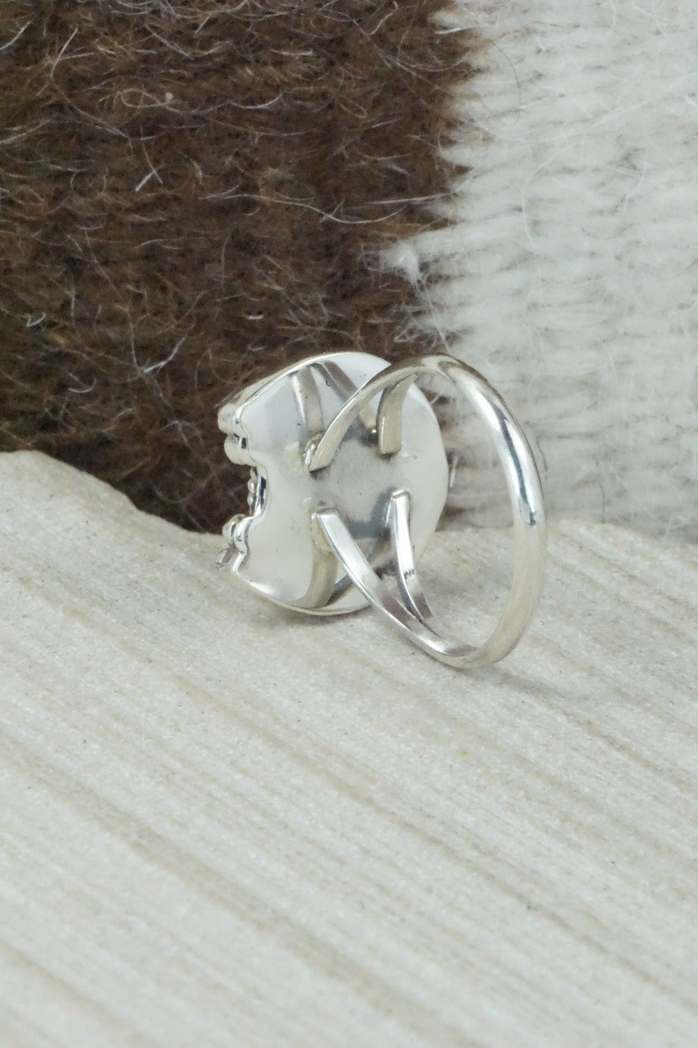 Turquoise & Sterling Silver Ring - Alice Rose Saunders - Size 7.5