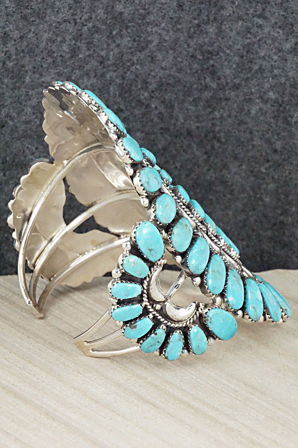 Turquoise & Sterling Silver Bracelet - Jesse Williams