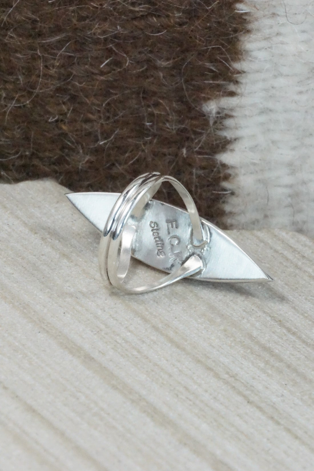 Multi Stone & Sterling Silver Ring - Cleo Kallestewa - Size 6.5