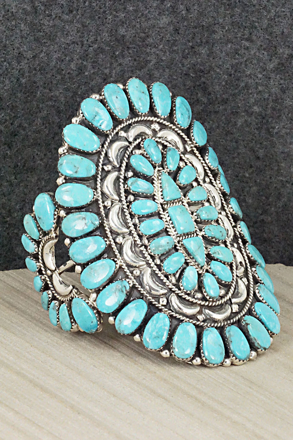 Turquoise & Sterling Silver Bracelet - Jesse Williams