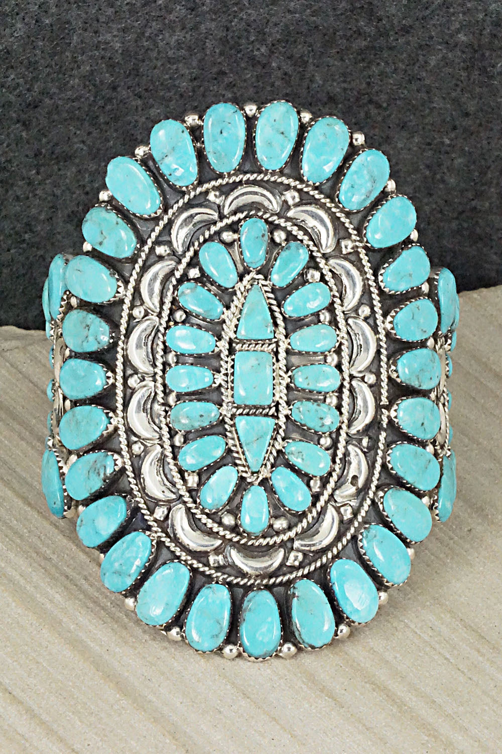 Turquoise & Sterling Silver Bracelet - Jesse Williams