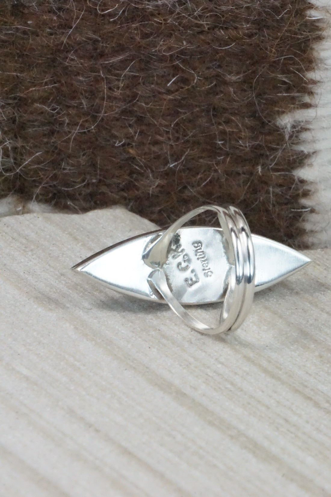 Multi Stone & Sterling Silver Ring - Cleo Kallestewa - Size 6