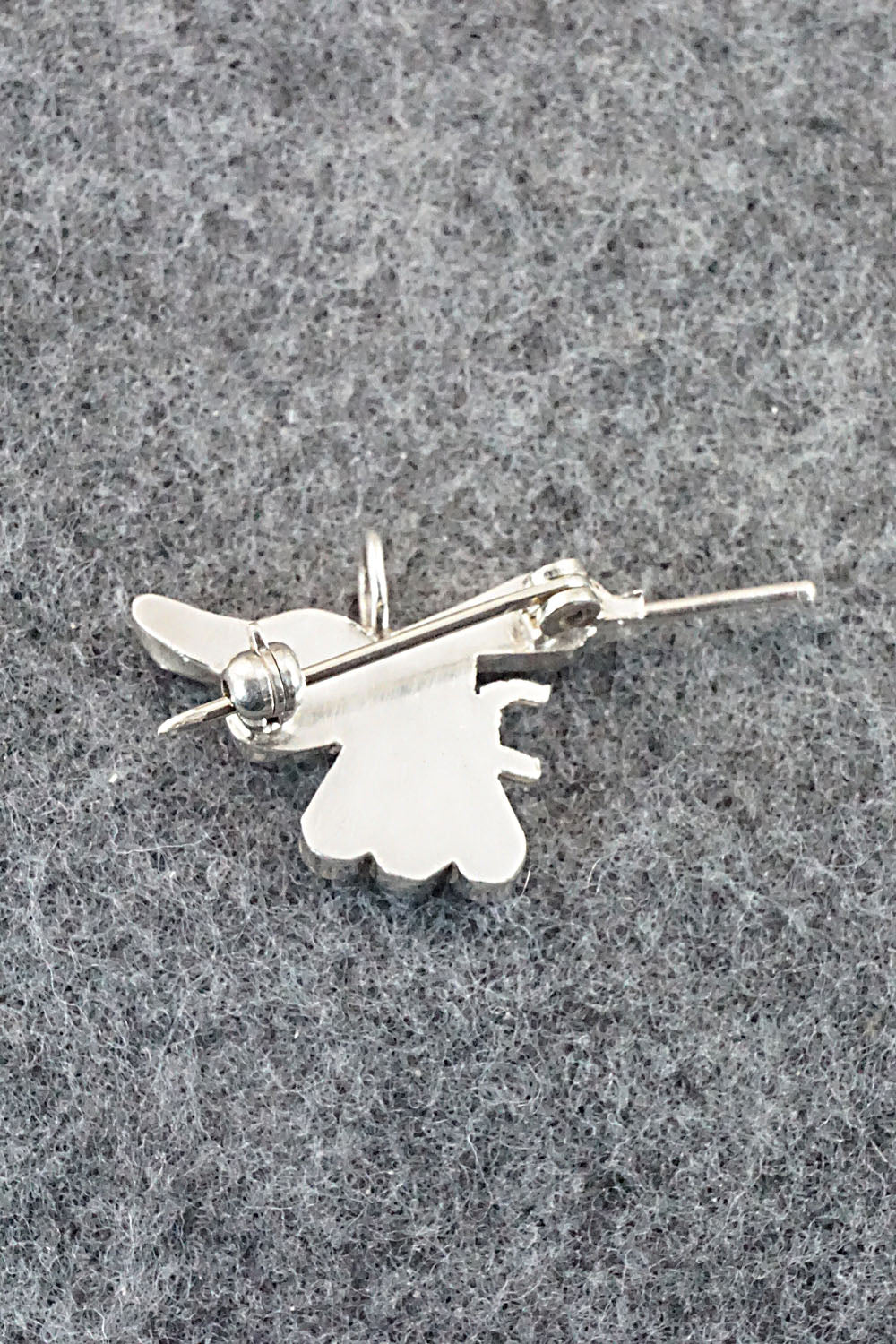 Multi Stone and Sterling Silver Pendant & Pin - India Natewa