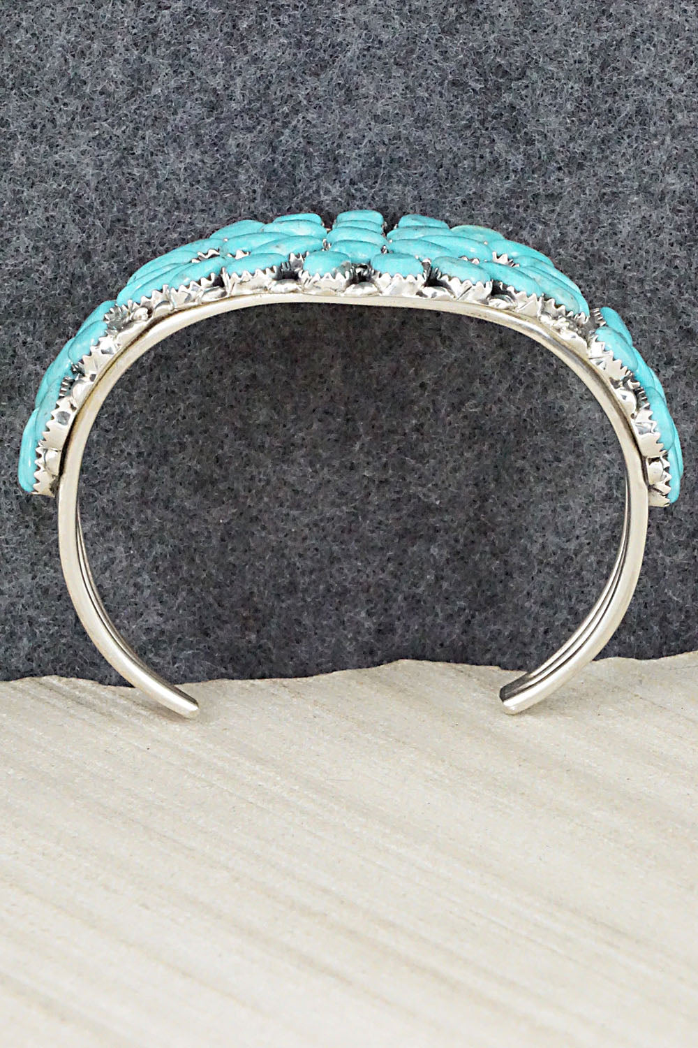 Turquoise & Sterling Silver Bracelet - Jesse Williams