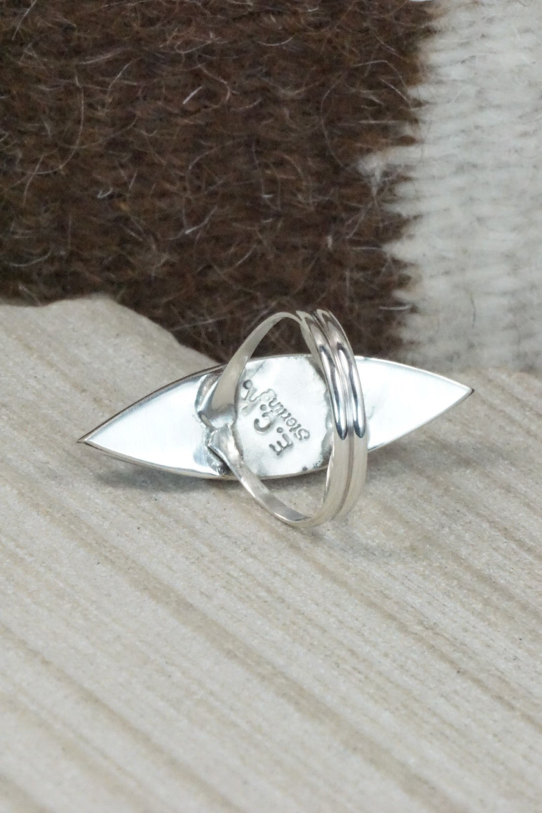 Multi Stone & Sterling Silver Ring - Cleo Kallestewa - Size 7.25