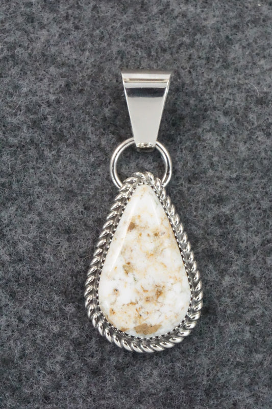 Wild Horse & Sterling Silver Pendant - Alvin Joe