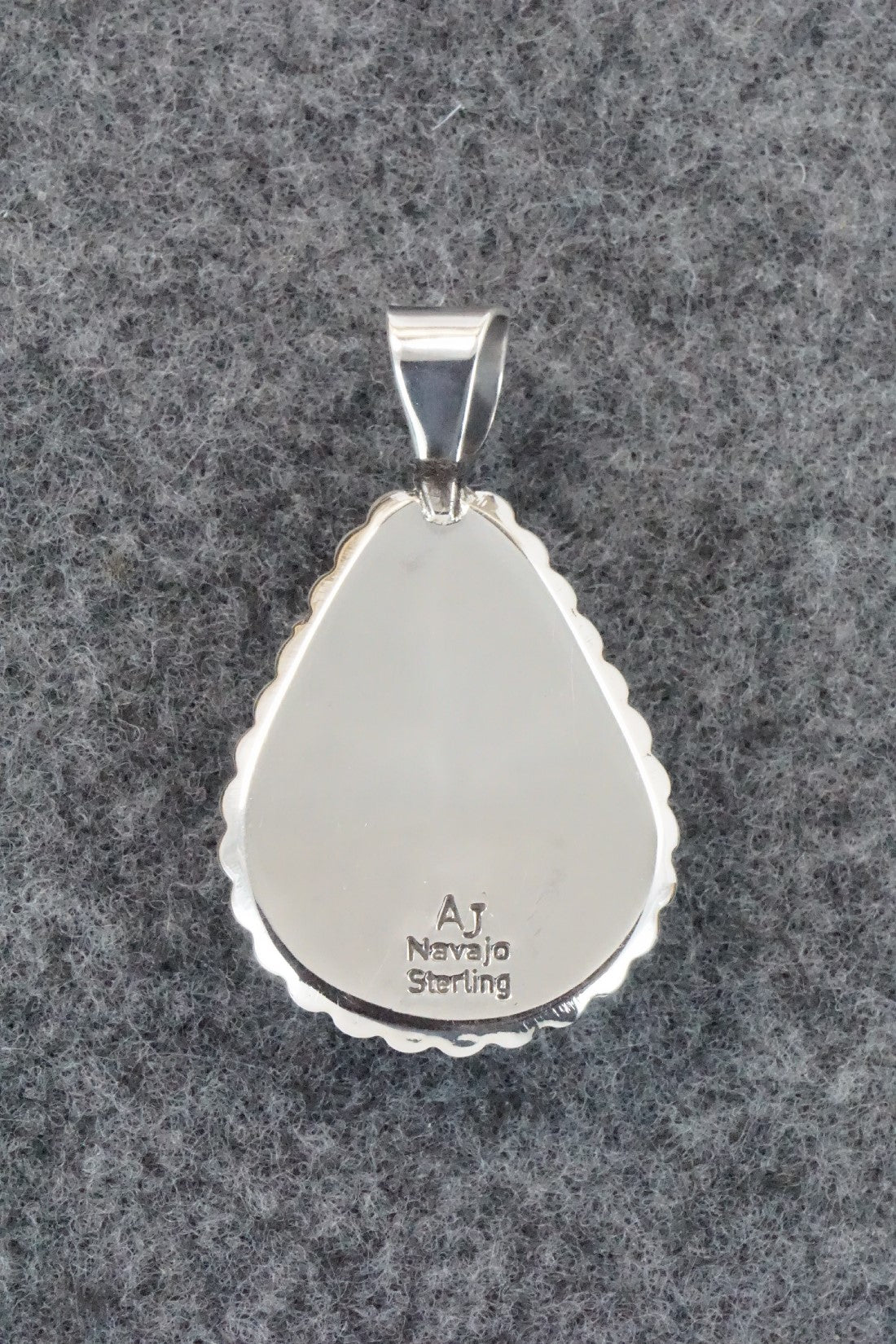 Wild Horse & Sterling Silver Pendant - Alvin Joe