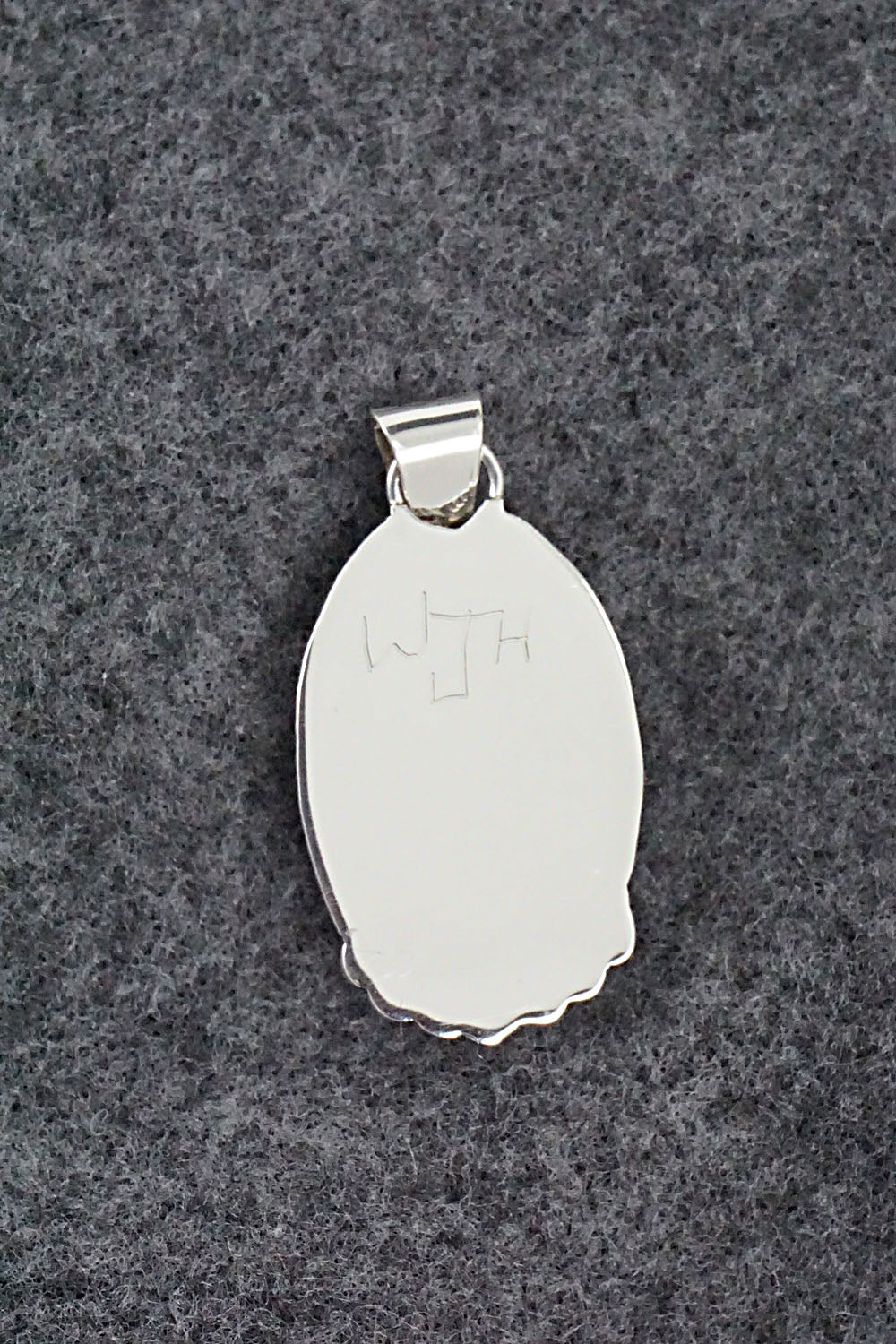 Multi Stone & Sterling Silver Inlay Pendant - Wayne Haloo