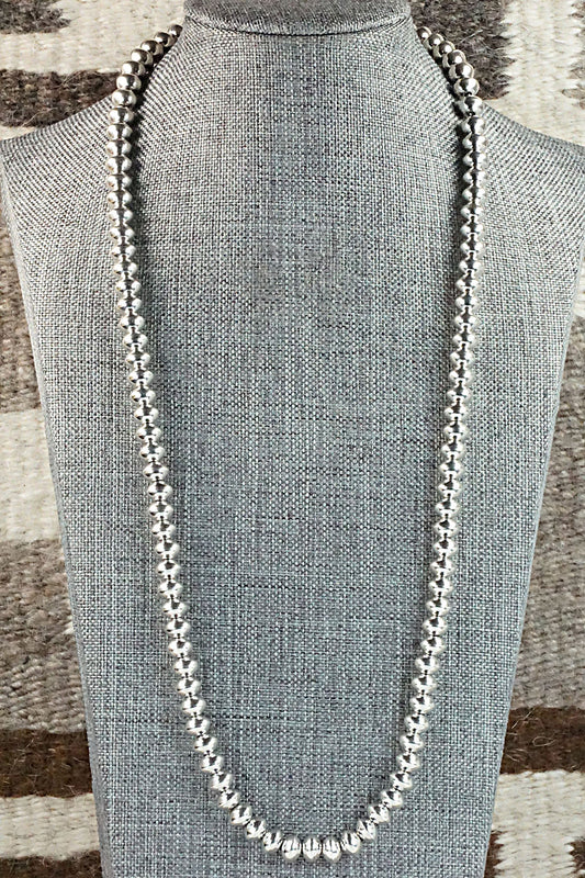 Sterling Silver Navajo Pearl Necklace - Jan Mariano