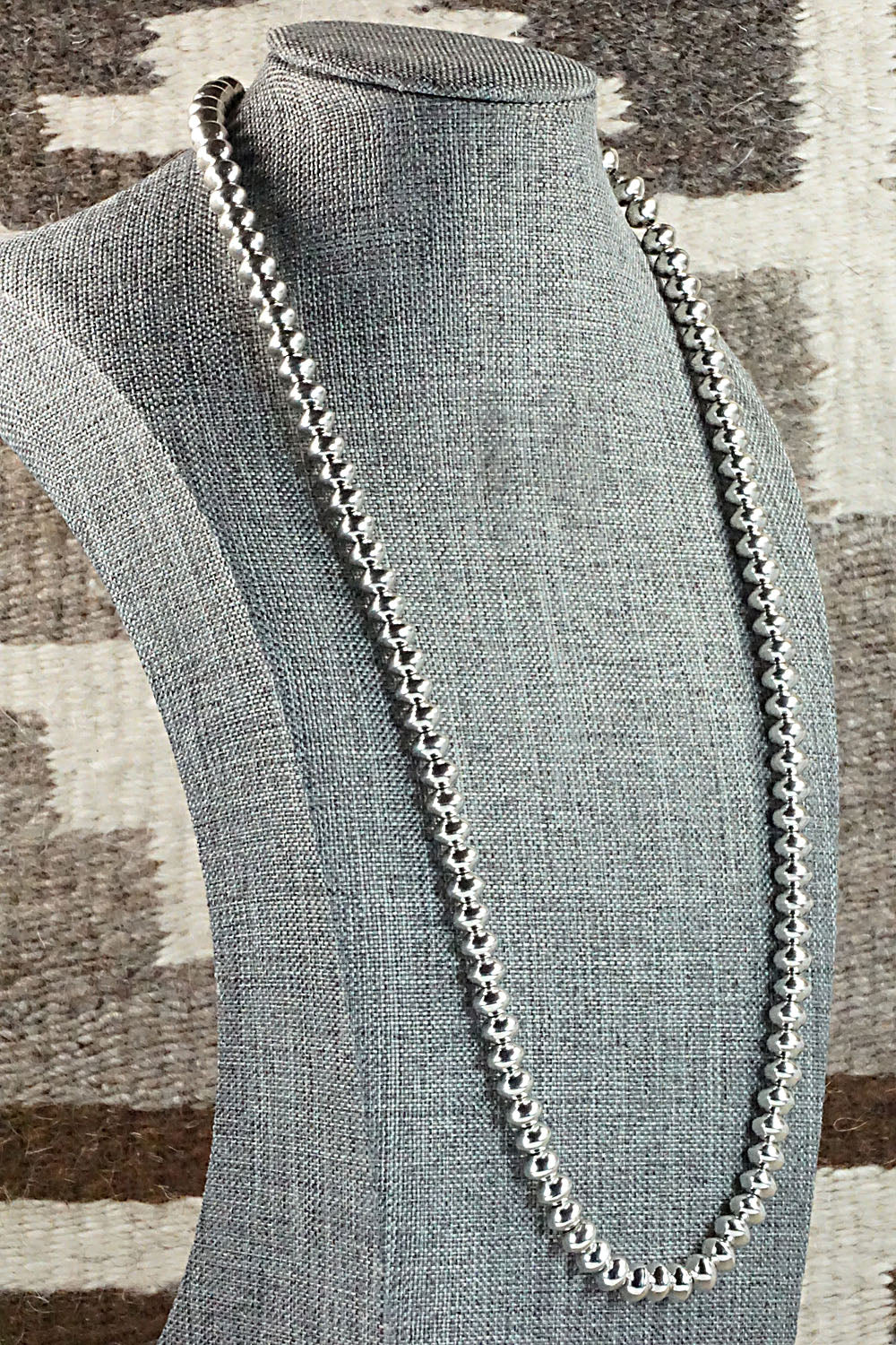 Sterling Silver Navajo Pearl Necklace - Jan Mariano