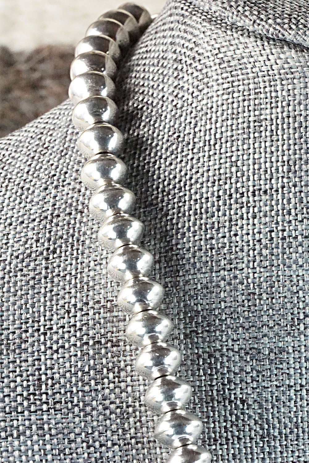 Sterling Silver Navajo Pearl Necklace - Jan Mariano