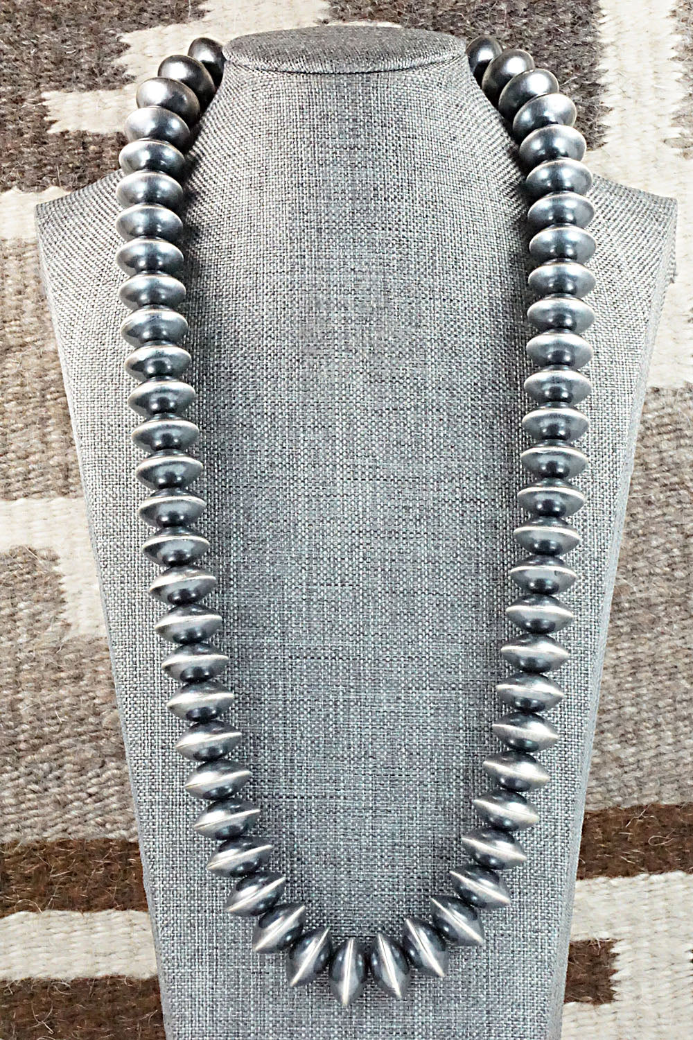 Sterling Silver Navajo Pearl Necklace - Preston Haley