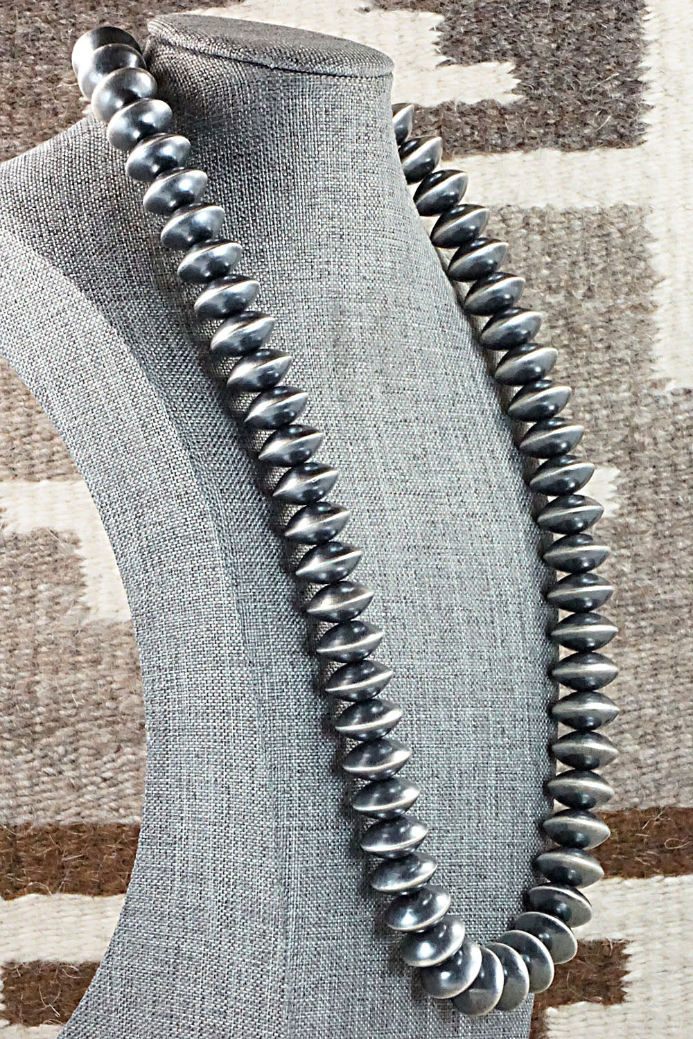 Sterling Silver Navajo Pearl Necklace - Preston Haley