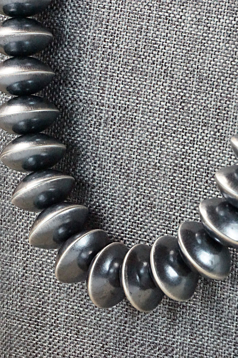 Sterling Silver Navajo Pearl Necklace - Preston Haley