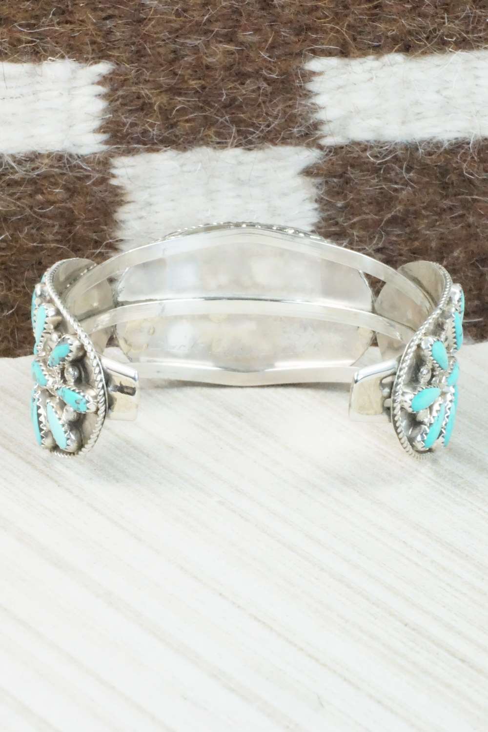 Turquoise & Sterling Silver Bracelet - Erick Wilson