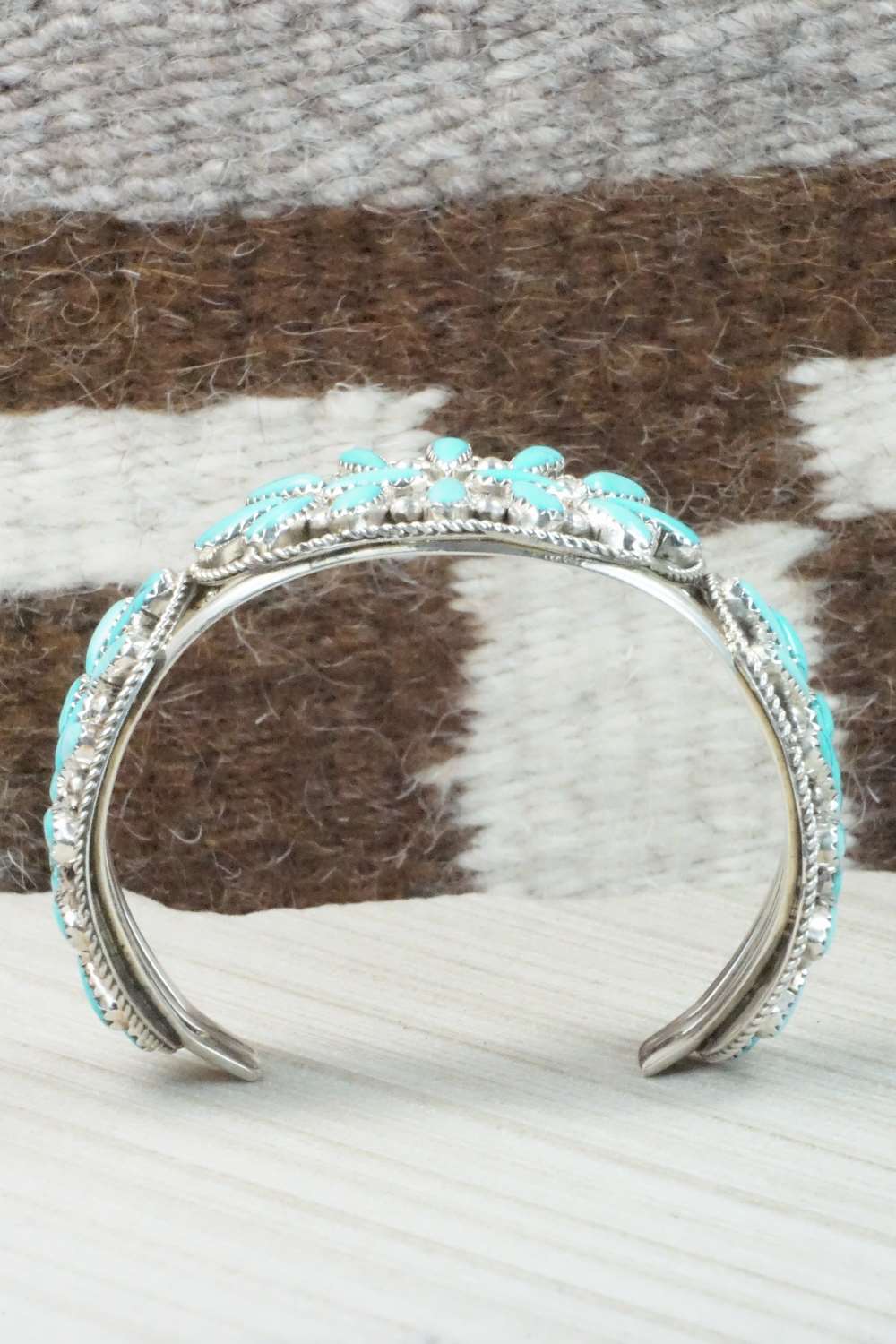 Turquoise & Sterling Silver Bracelet - Erick Wilson