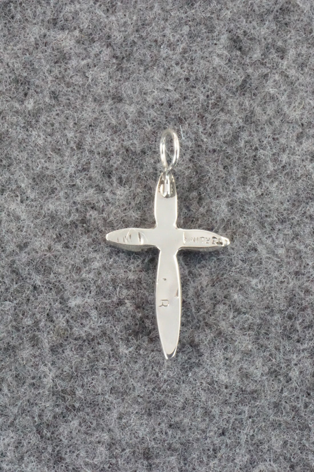Multi Stone & Sterling Silver Inlay Pendant - Lynette Bowannie