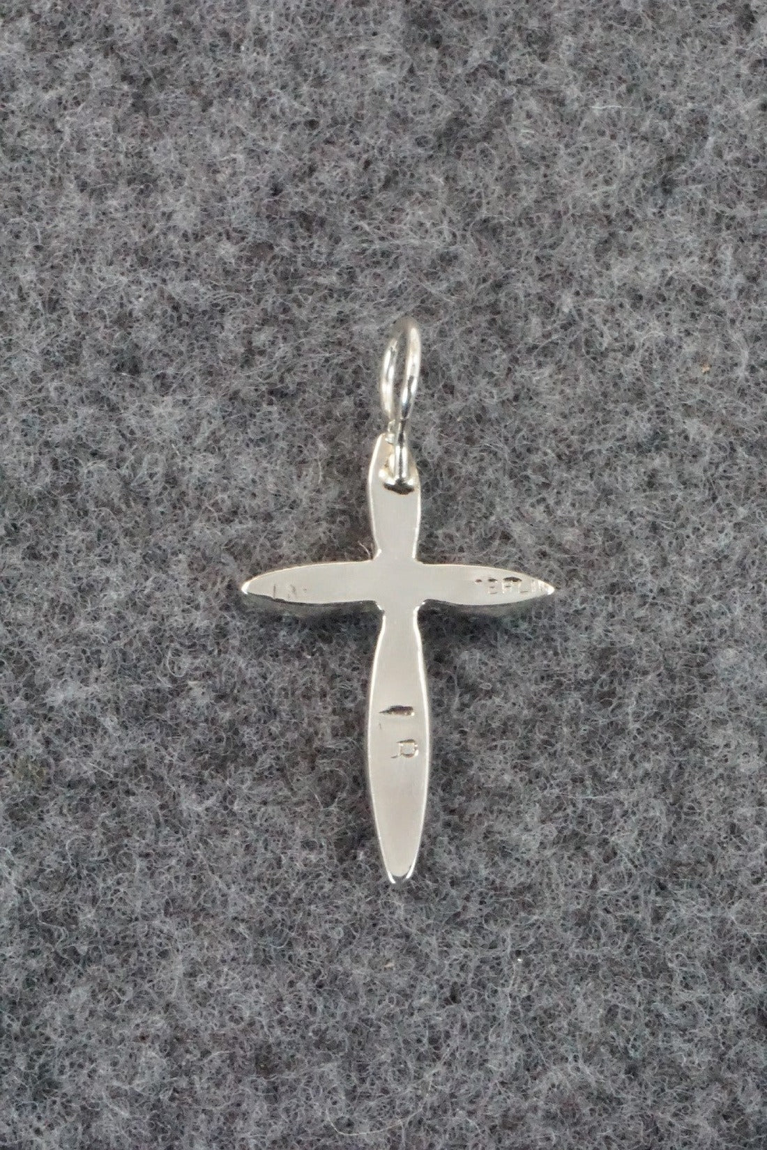 Multi Stone & Sterling Silver Inlay Pendant - Lynette Bowannie