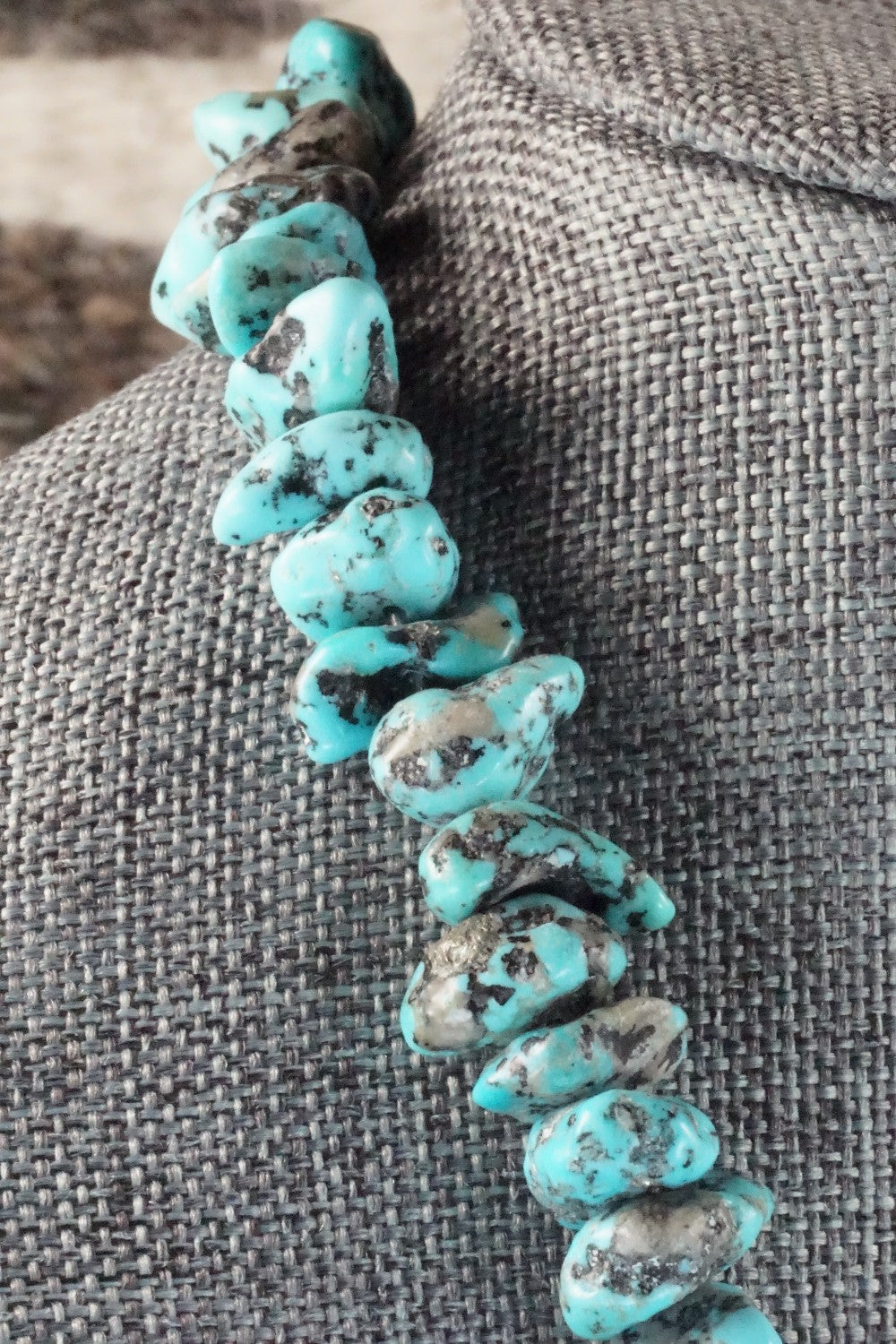Turquoise & Sterling Silver Necklace - Louise Joe