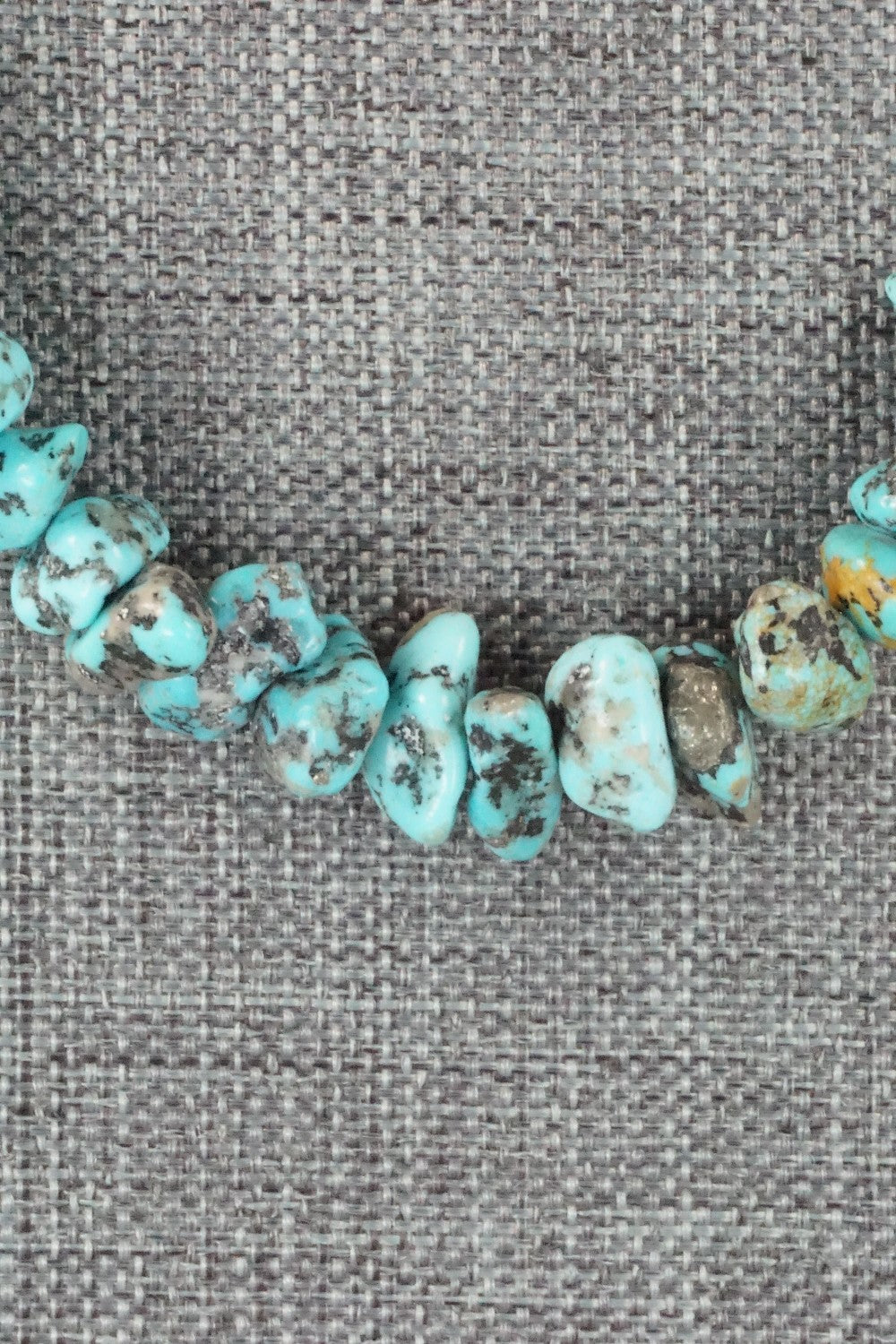 Turquoise & Sterling Silver Necklace - Louise Joe