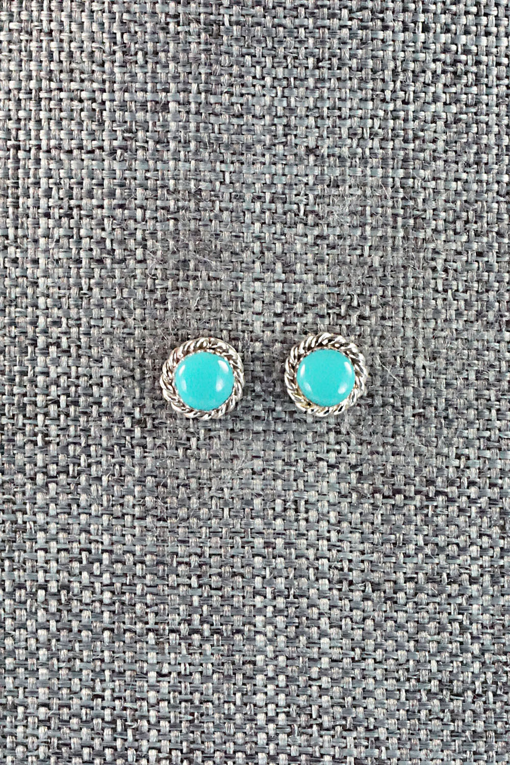 Turquoise & Sterling Silver Earrings - Olivia Qualo