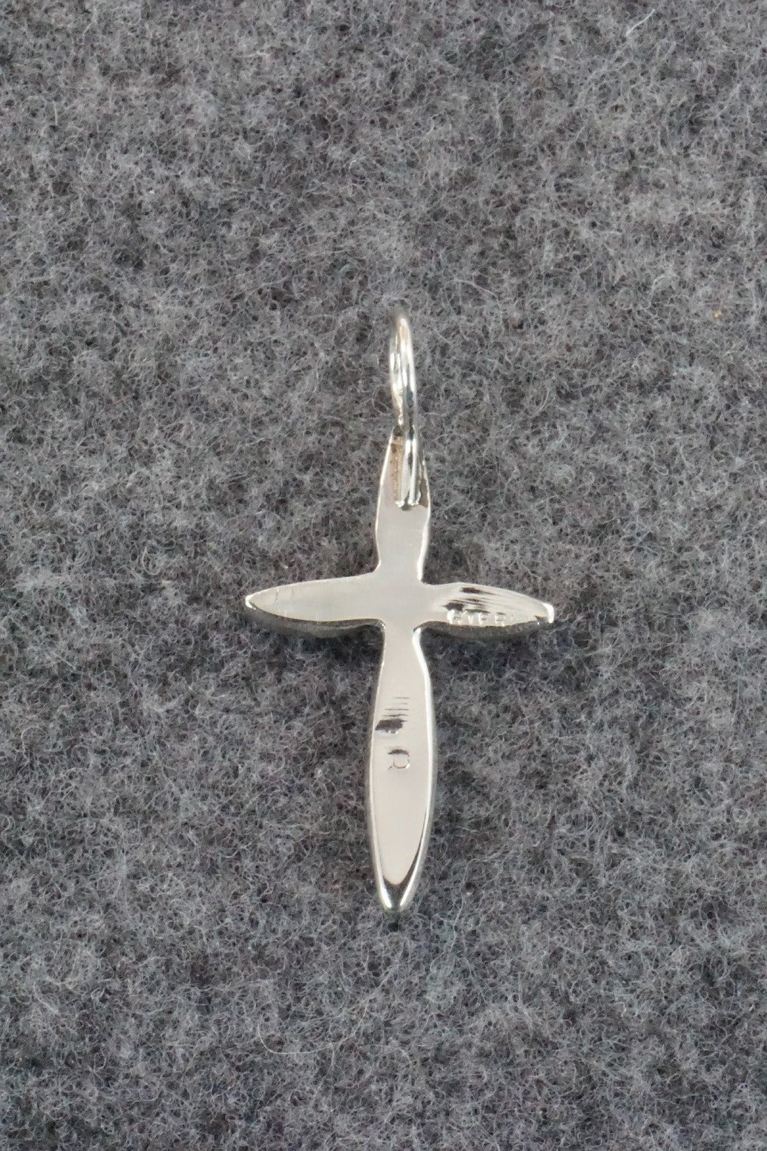 Multi Stone & Sterling Silver Inlay Pendant - Lynette Bowannie