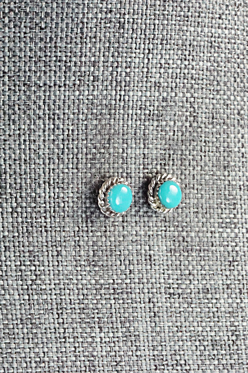 Turquoise & Sterling Silver Earrings - Olivia Qualo