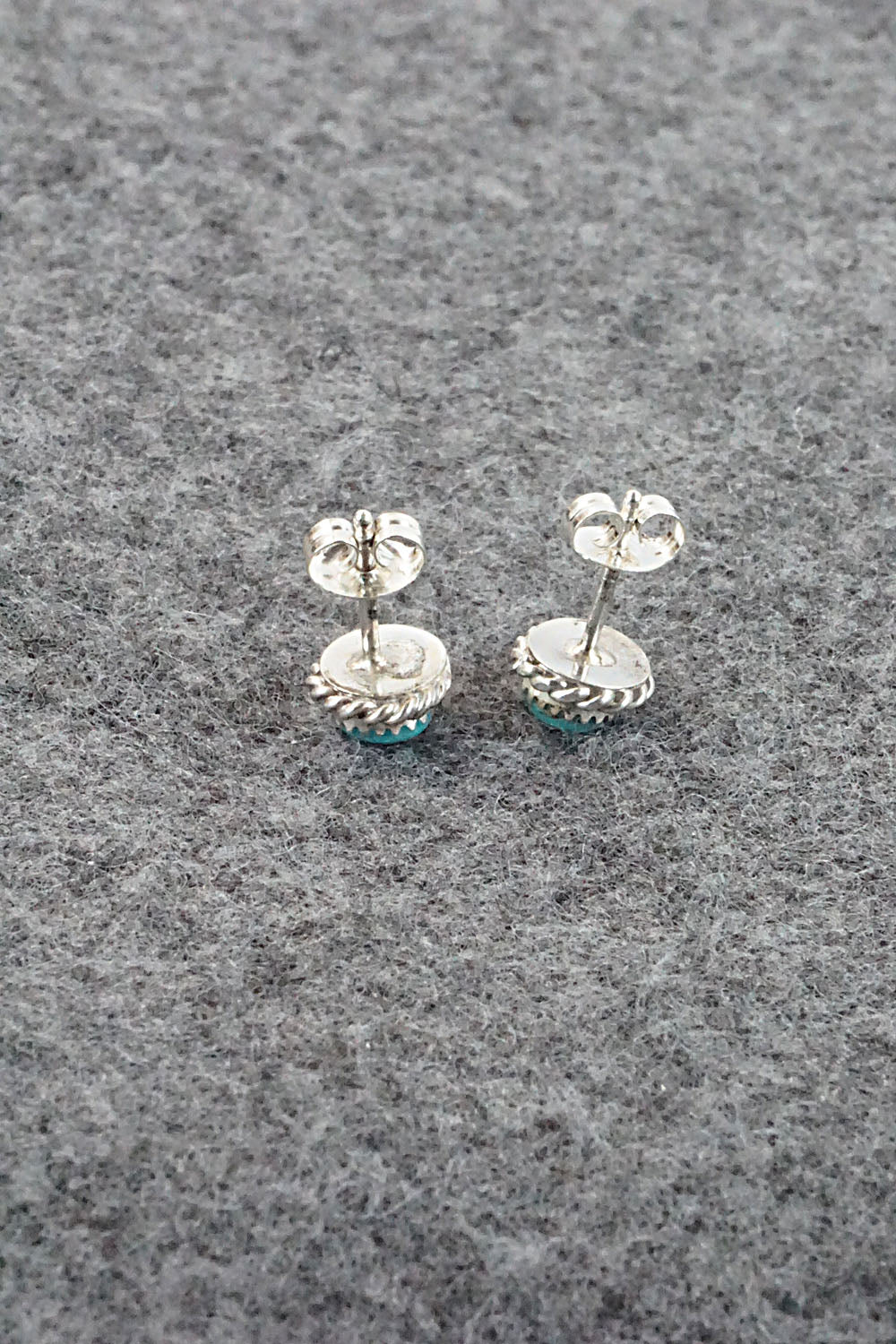Turquoise & Sterling Silver Earrings - Olivia Qualo