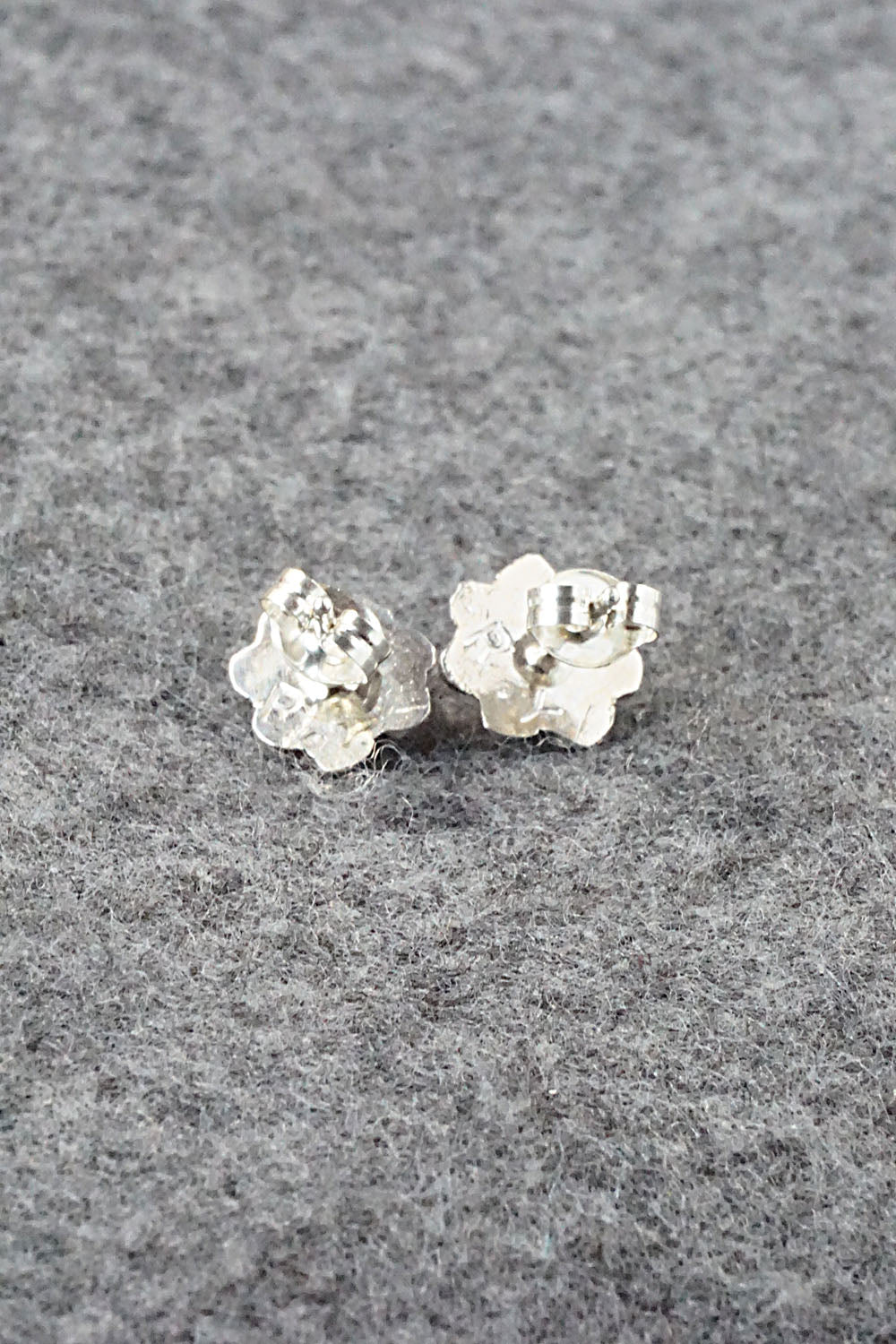 Turquoise & Sterling Silver Earrings - Ronald Yatsattie