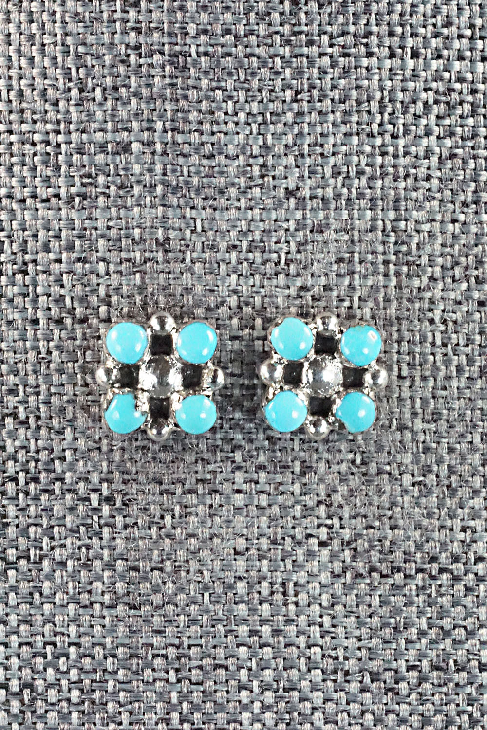 Turquoise & Sterling Silver Earrings - Maxine Malanie