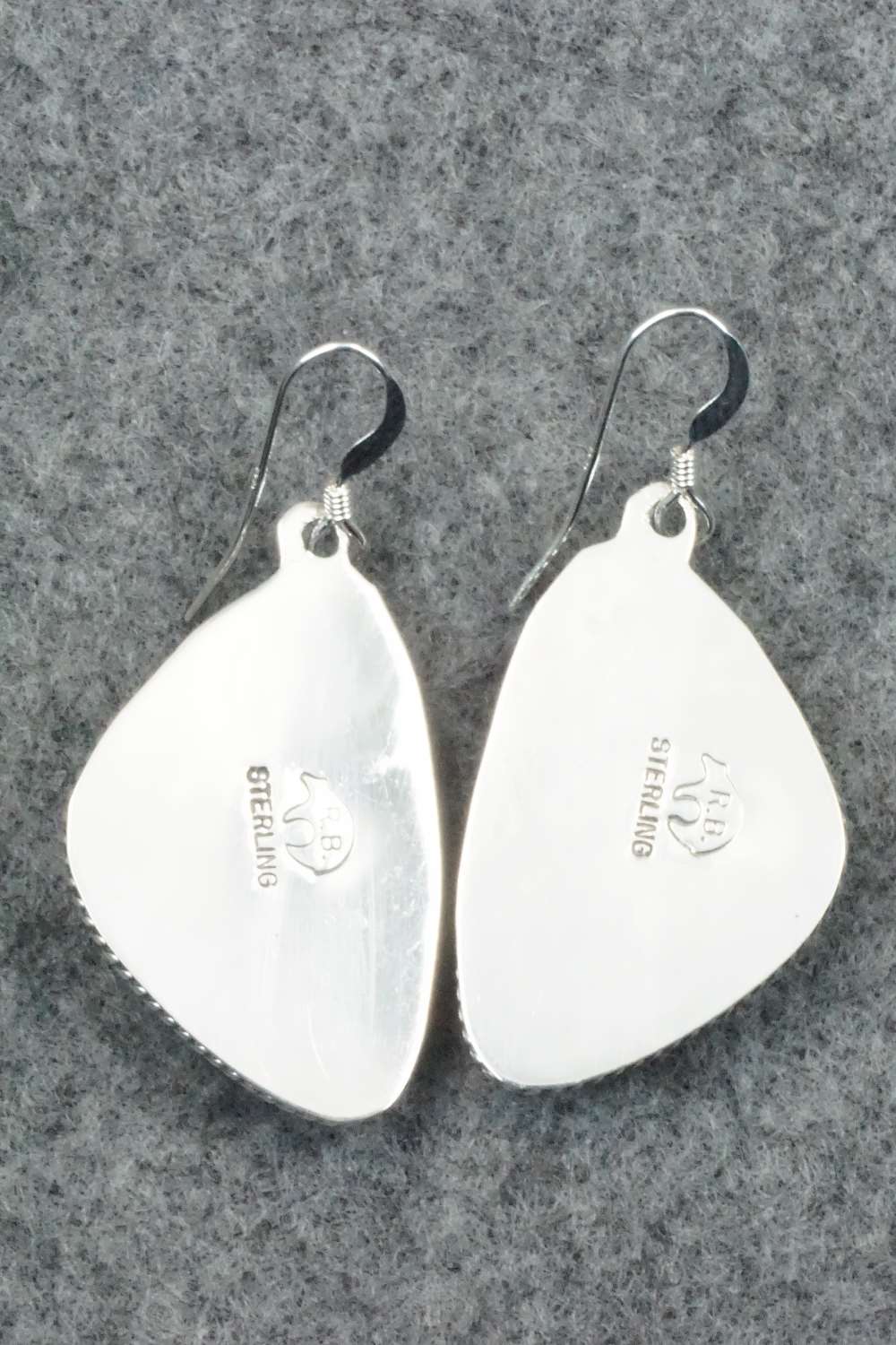 Turquoise & Sterling Silver Earrings - Rosie Chee