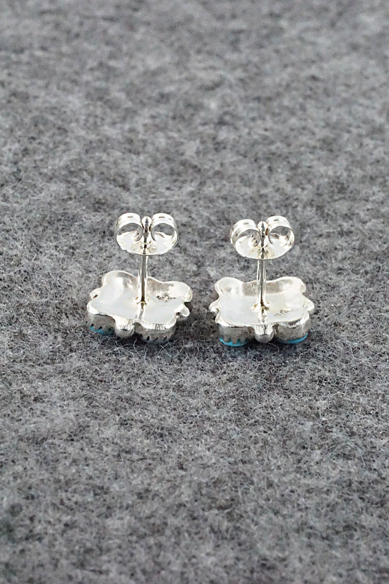 Coral & Sterling Silver Earrings - Maxine Malanie
