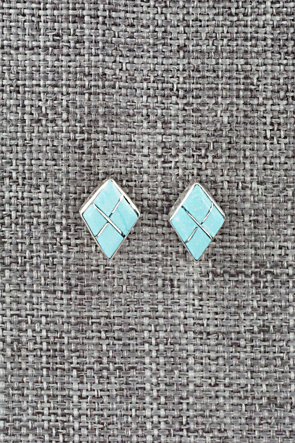 Turquoise & Sterling Silver Earrings - Doreen Lurkie